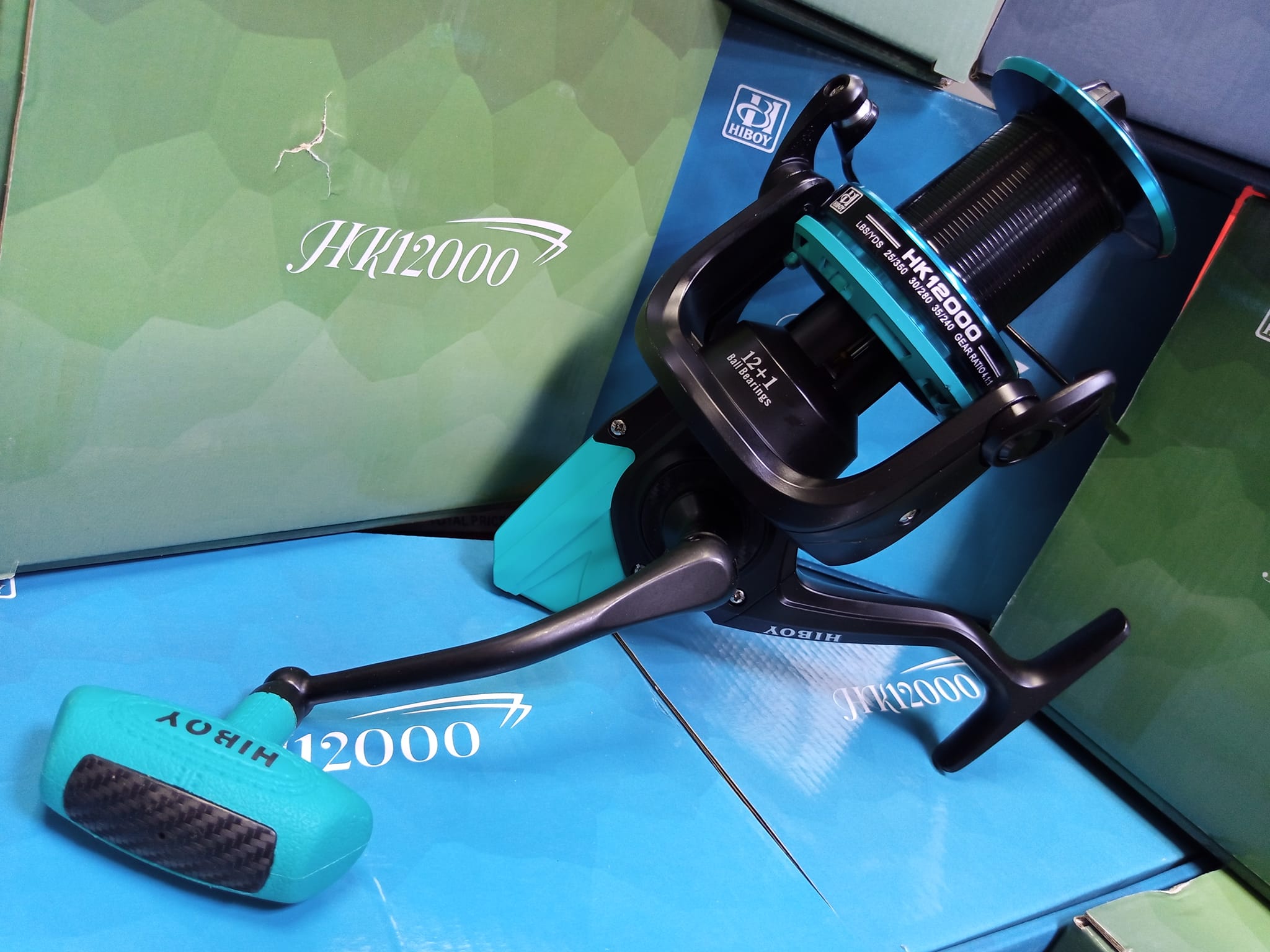 MOULINET SURFCASTING HIBOY HK12000. PRIX 400 DH