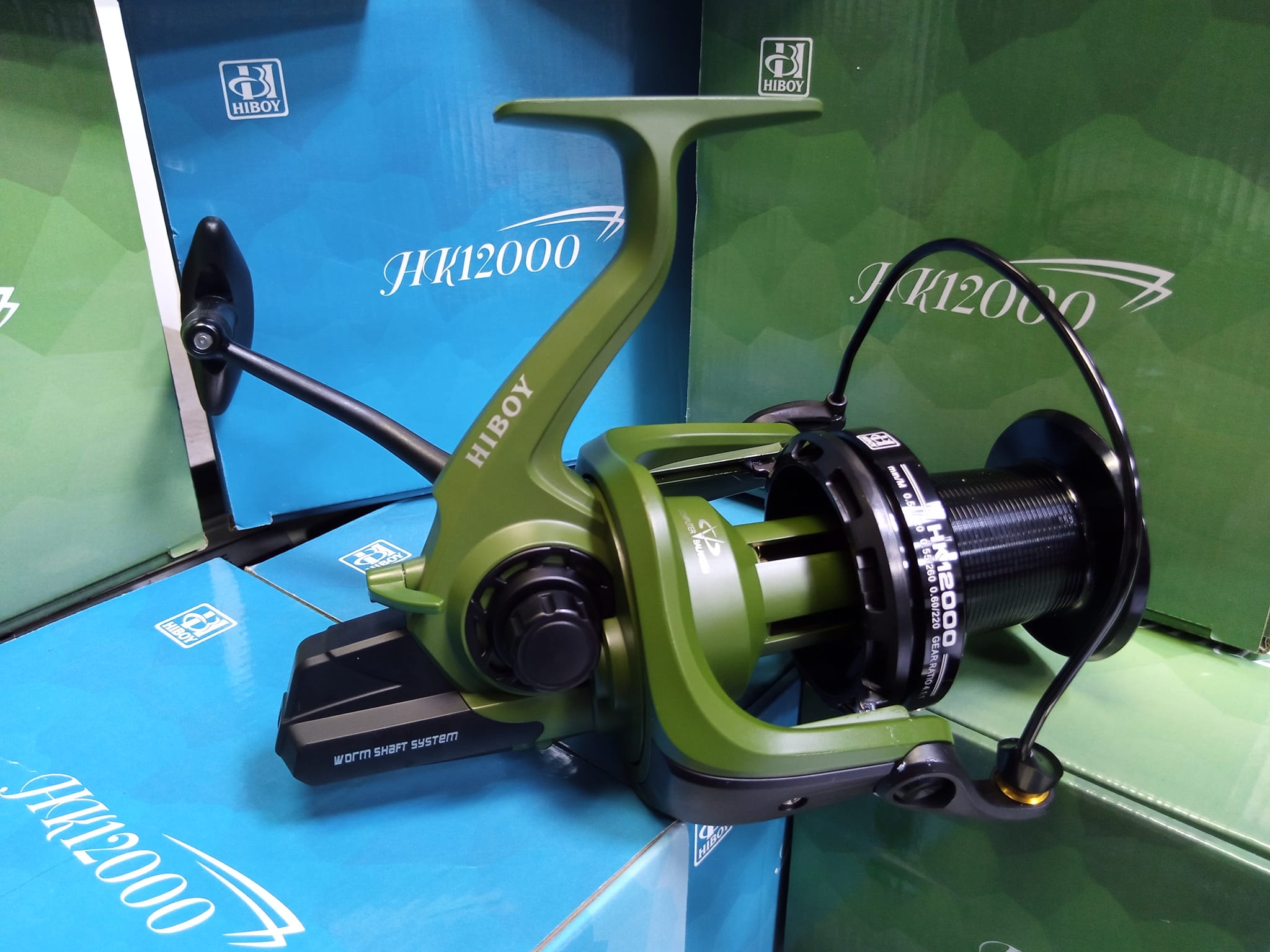 MOULINET SURFCASTING HIBOY HK12000. PRIX 400 DH