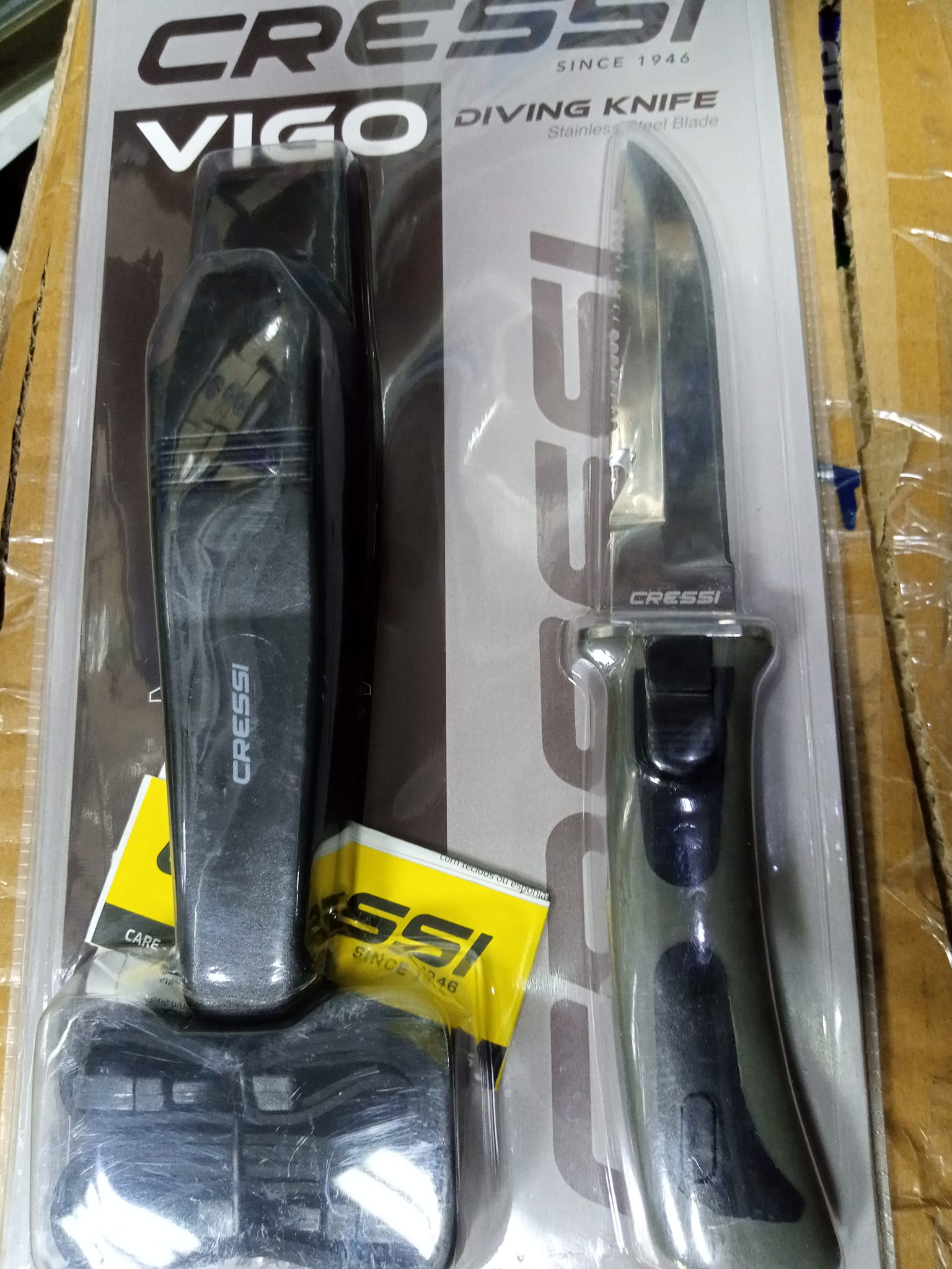 couteau de chasse sous marine cressi vigo