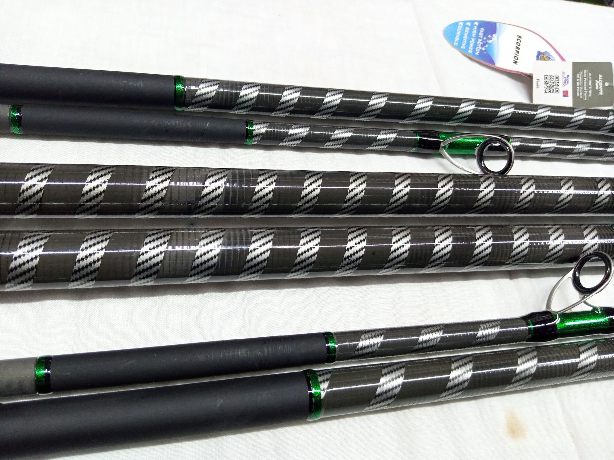 canne a peche SCORPION BLACK  SURF  surfcasting 5 mt