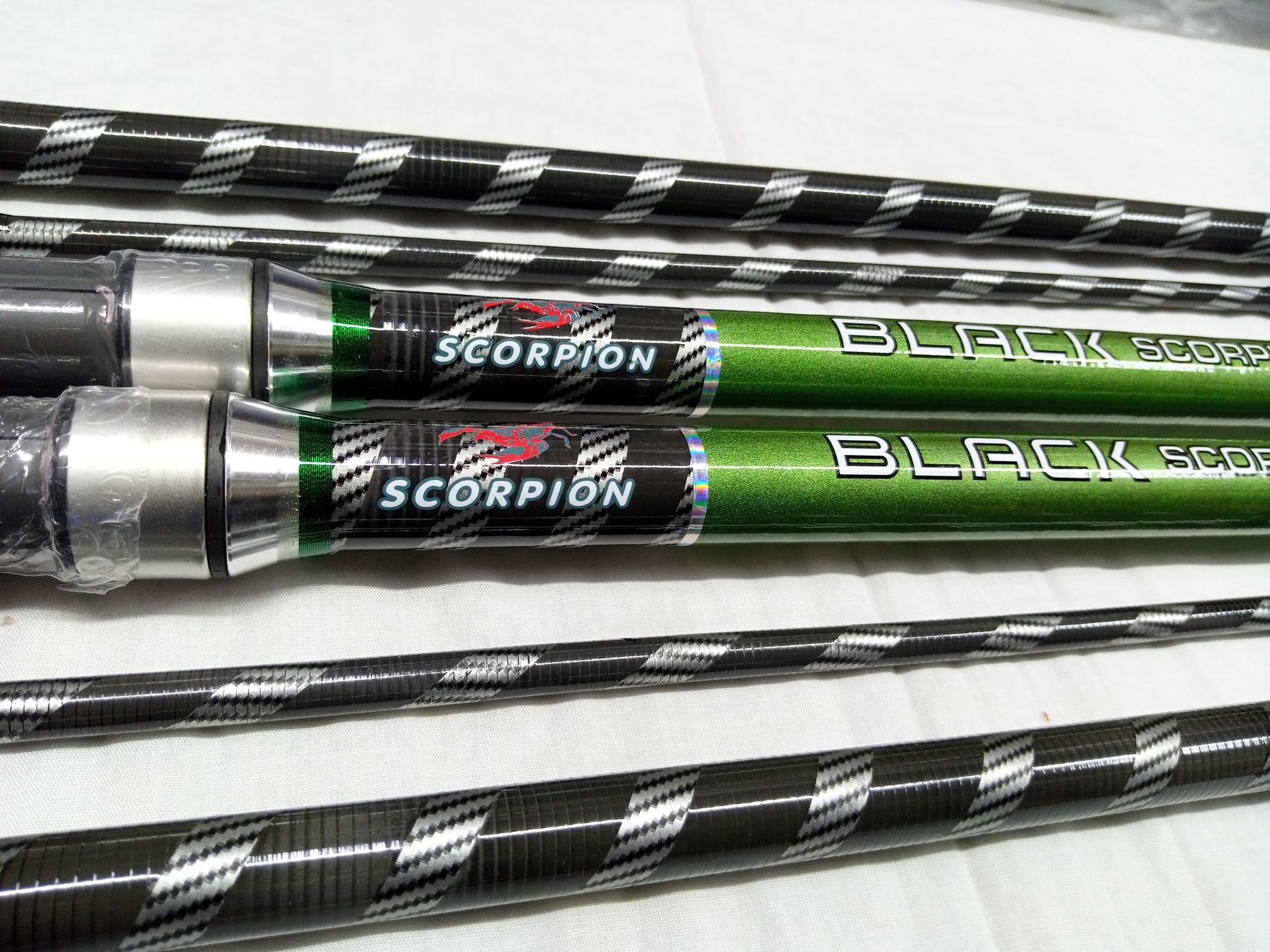 canne a peche SCORPION BLACK  SURF  surfcasting 5 mt