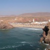 le village de  sidi med ben abdellah à mirleft à 45 km de tiznit